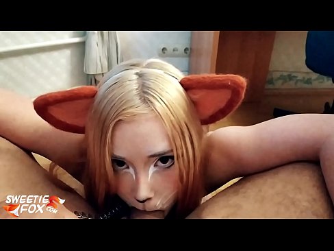 ❤️ Kitsune nqos dick thiab cum hauv nws lub qhov ncauj ☑  tawv porn  ntawm peb  ❌❤ Ib